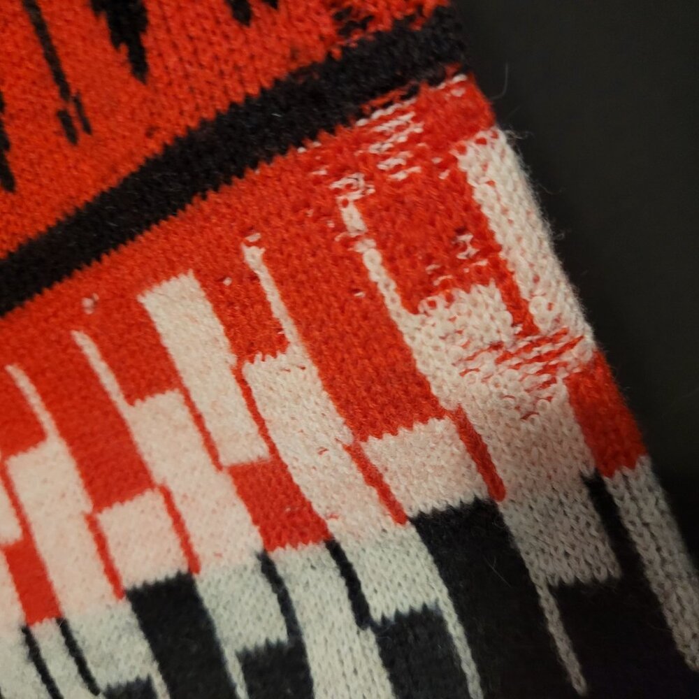 Vintage Sweater Geometric Pattern Competitive Edg… - image 7